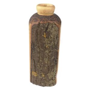 Woodlaf Dřevěná váza 18 cm Ziyad