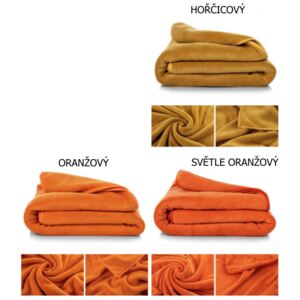 Rychleschnoucí ručník mikrovlákno 50x90cm různé barvy Barva: Oranžová