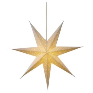 EMOS Lighting LED vánoční hvězda papírová bílá, 75cm 1534225000