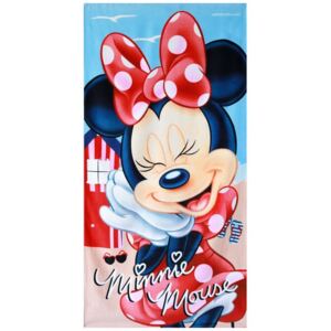 Setino • Plážová osuška Minnie Mouse - Disney - 100% bavlněné froté - 70 x 140 cm