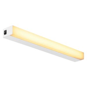 BIG WHITE SIGHT LED nástěnné a stropní svítidlo, s vypínačem, 600 mm, bílé 1001284
