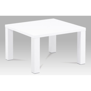 Čtvercový konferenční stolek v bílém lesku AHG-501 WT