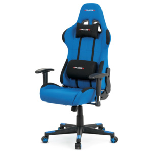 Herní židle k PC Eracer F05 s područkami nosnost 130 kg modrá-černá
