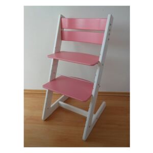 Jitro Klasik rostoucí židle Bílo - růžová