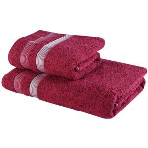 Sada 2 kusů bavlněné osušky a ručníku Amazon borodvá EMI