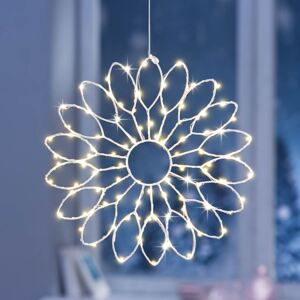 LED závěsná dekorace Ledový květ