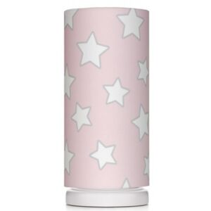 Dětská noční lampička - Pink Stars 1055