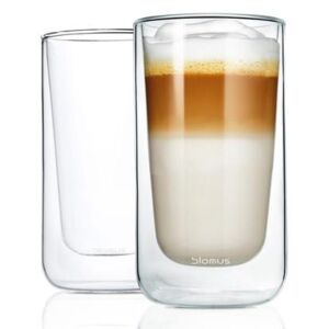 Blomus Sada termosklenic café latte Nero 2 x 320 ml