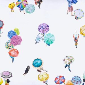 Christian Fischbacher Povlečení na polštář Umbrella 40 x 60 cm na zip