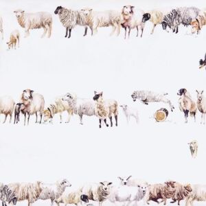 Christian Fischbacher Povlečení na polštář Counting Sheep 70 x 90 cm na zip