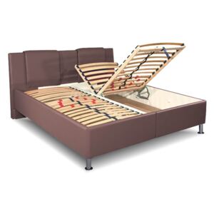 Čalouněná postel s úložným prostorem Sonata vario, čelní výklop , 160x200 cm