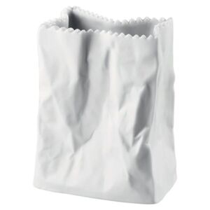 Rosenthal Váza Bag Do not litter 10 cm bílá matná -