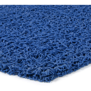 FLOMAT Modrá vinylová protiskluzová rohož Spaghetti - 1000 x 120 x 1,2 cm