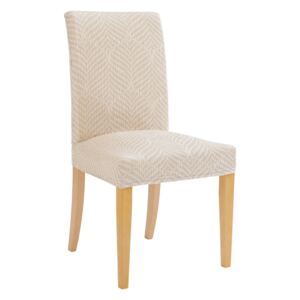 Blancheporte Žíhaný pružný potah na židli, s potiskem krémová židle