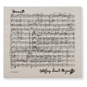 Houbová utěrka - partitura Mozart