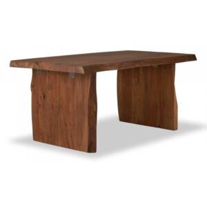 SOB | Masivní jídelní stůl z akátu hnědý, Rozměr stolu 210x100