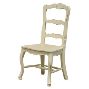 Bramble Furniture Židle Provincial, bílá patina