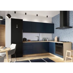 Rohová kuchyně Minea pravý roh 230x180 (modrá mat) HENRY STYLE
