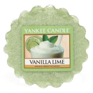 Yankee Candle - vonný vosk Vanilla Lime 22g (Hebká a osvěžující vůně… krémová bohatost vanilky se sladkou cukrovou třtinou a kapkou limetkové šťávy.)