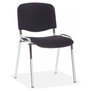 Konferenční židle Viva, chromované nohy černá