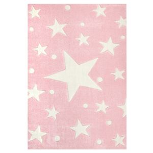 Koberec LIVONE Stars 14348-0 100x160 cm růžová