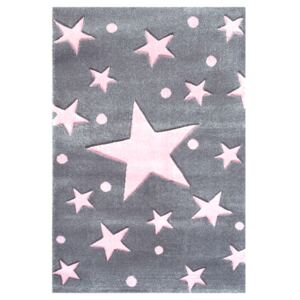Koberec LIVONE Stars 14349-0 120x180 cm růžová