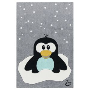 Koberec LIVONE Penguin obdélník 120x180 cm bílá černá
