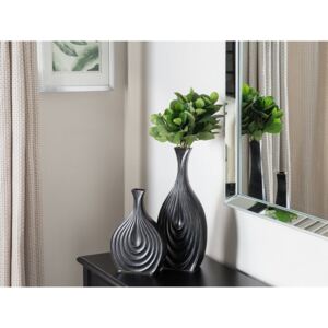 Dekorativní váza černá 25 cm THAPSUS
