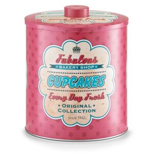 Zeller, Dóza na sušenky Cupcakes, růžová 19147