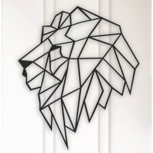 Kovová nástěnná dekorace Lion