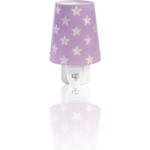 Dalber Noční LED lampa do zásuvky Stars purple 81215L