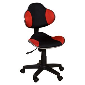 Dětská židle QZY-G2 - černo-červená