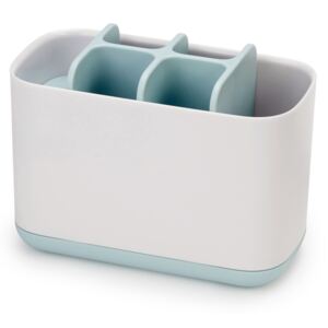 Stojánek na kartáčky JOSEPH JOSEPH Bathroom EasyStore™, velký, bílý/modrý