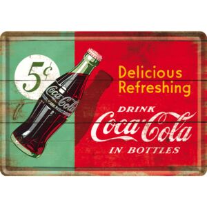 Nostalgic Art Plechová pohlednice - Coca-Cola (dvoubarevná)