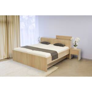 Dřevěná postel Tropea box 190x80 Akát
