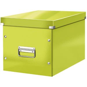 Čtvercová krabice Click-N-Store zelená A4 61080064
