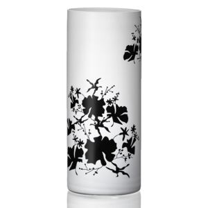 Crystalex skleněná váza vzor květiny 26 cm
