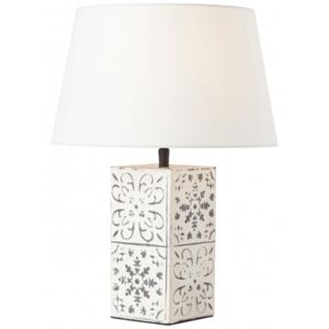 Brilliant Stylová stolní lampa LAMOSA dekor AZULEJO 93049/75