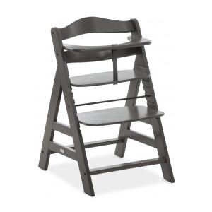 Hauck Alpha+ Select 2021 židlička dřevěná Charcoal