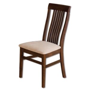 Drewmax Jídelní židle kt179 masiv buk gray kůže 429