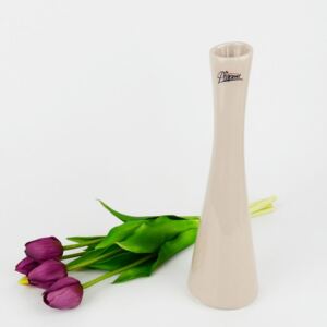 Porcelánová béžová váza Link- 25 cm