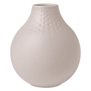 Villeroy & Boch Collier Beige porcelánová váza Perle, 12 cm