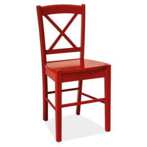 Jídelní židle Mali červená
