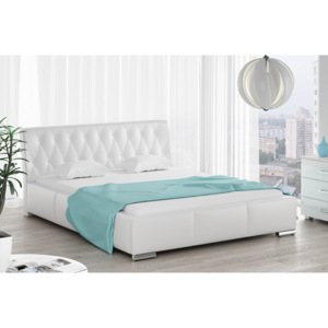 Čalouněná postel NYSA + matrace DE LUX, 200x200, madryt 912