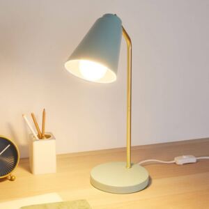 Pauleen True Charm stolní lampa světle modrá/zlatá