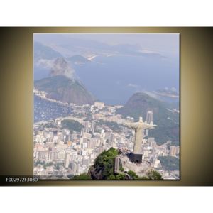 Obraz sochy Ježíše v Riu (F002972F3030)
