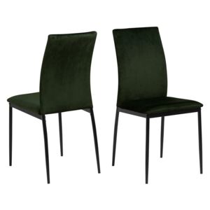 ACTONA Sada 4 ks − Jídelní židle Demina − zelená