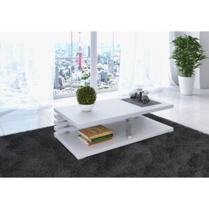 Luxusní konferenční stolek Radium - bílý