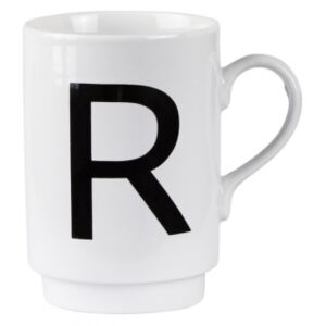 Porcelánový hrnek písmeno R