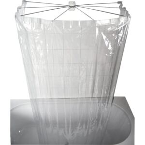 RIDDER - OMBRELLA skládací sprchová kabina, 100x70cm, průhledná (58200)